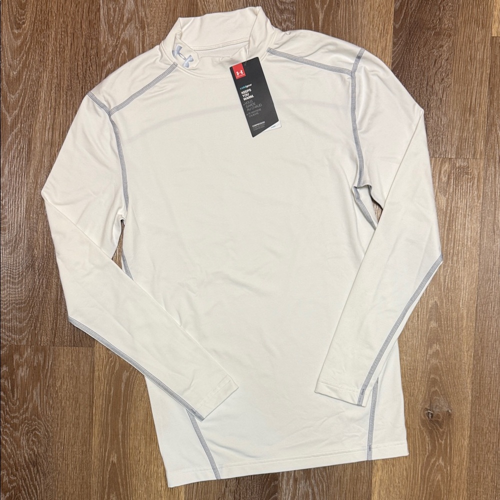 Under Armour Men's White ColdGear Compression Top